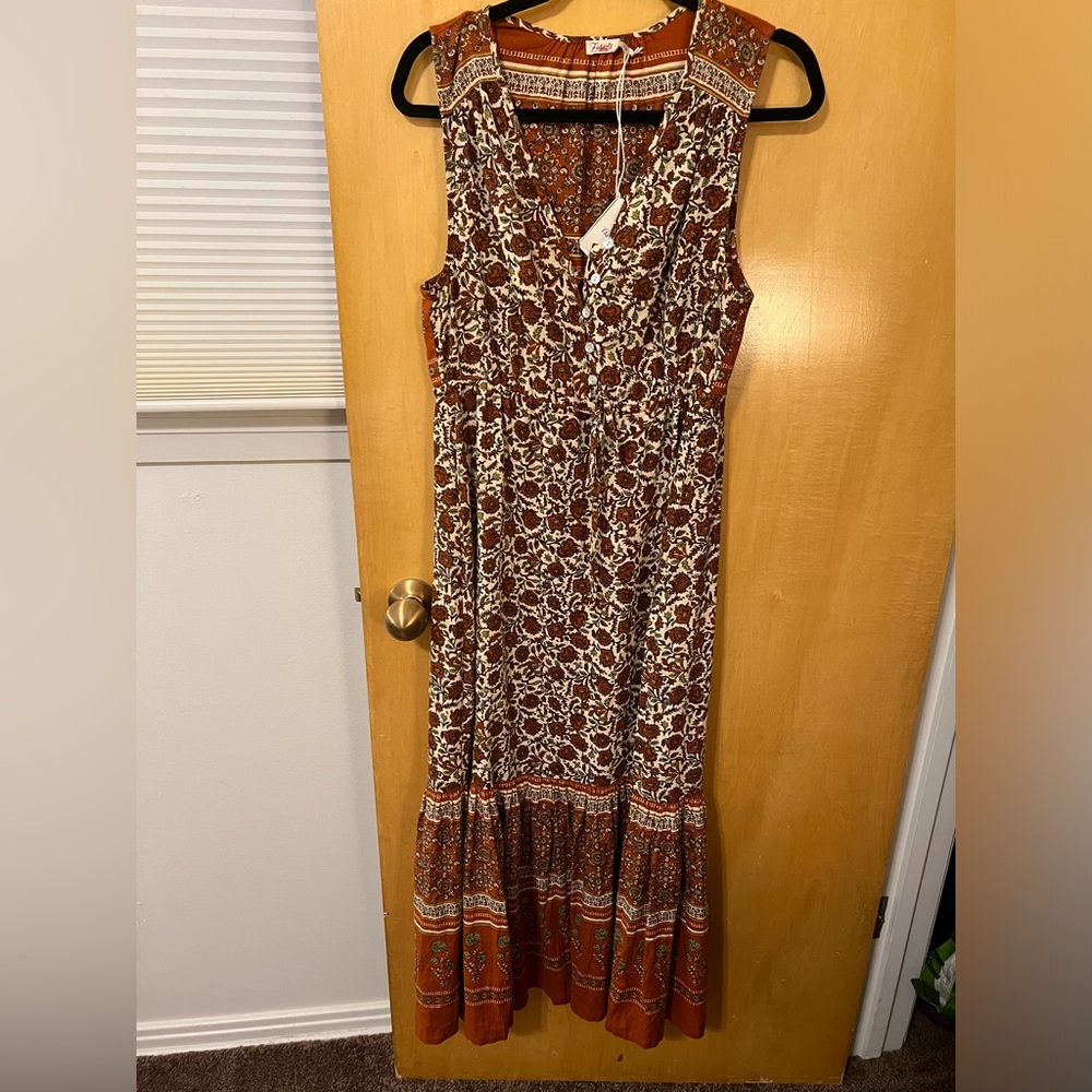 Faherty Patterned Maxi Dress